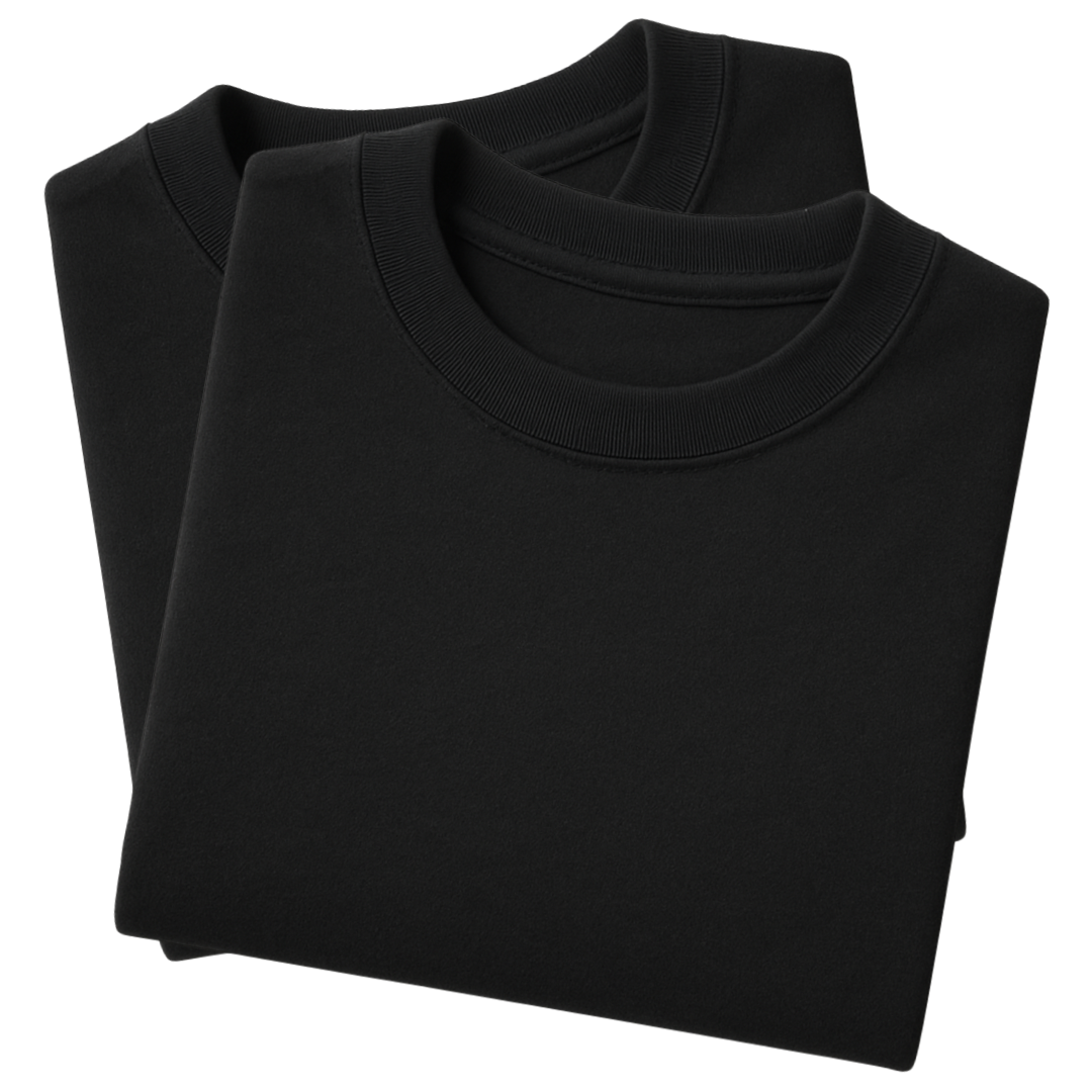 Playera Oversize 300g Negra