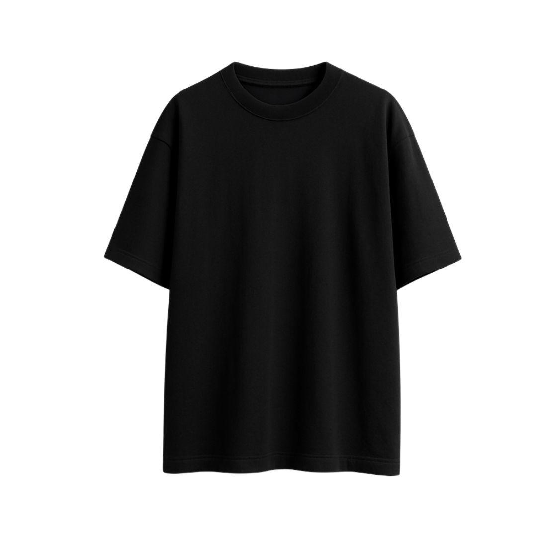 Playera Oversize 300g Negra