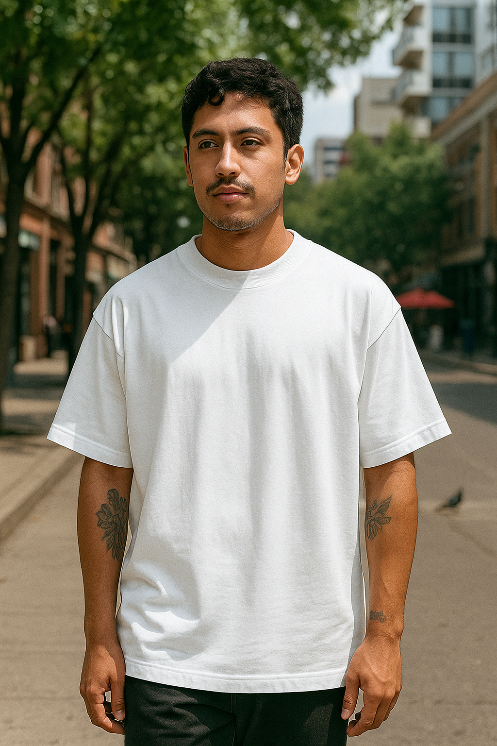 Playera Oversize 300g Blanca