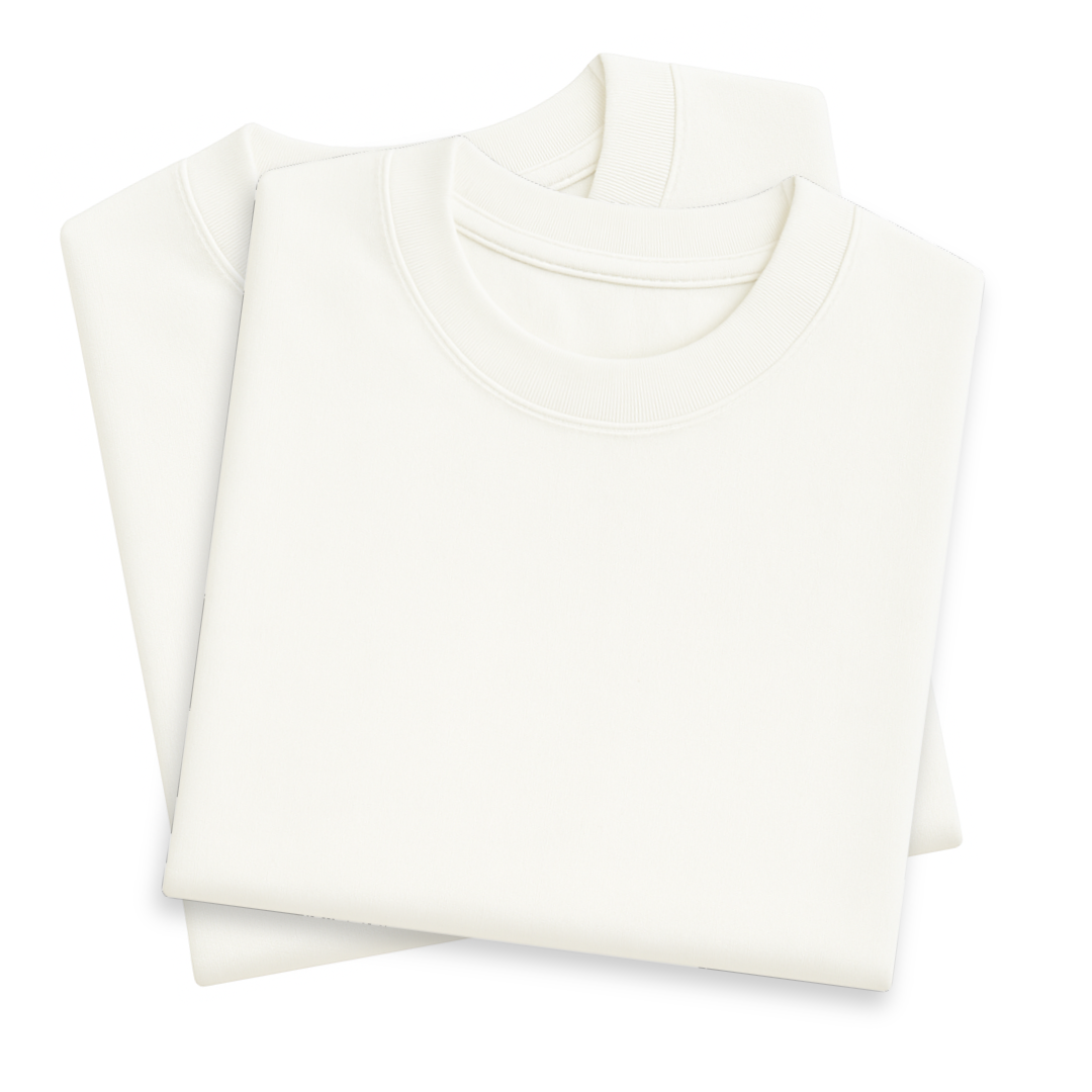 Playera Oversize 240g Blanca