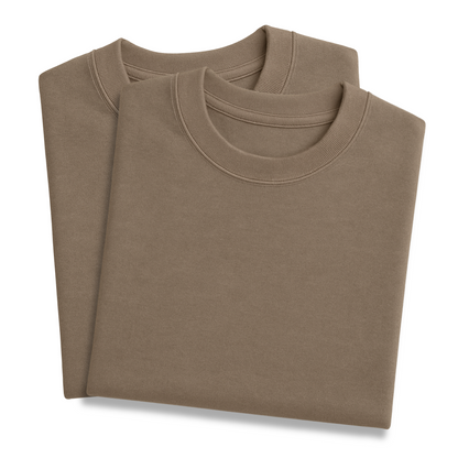 Playera Oversize 240g Caqui