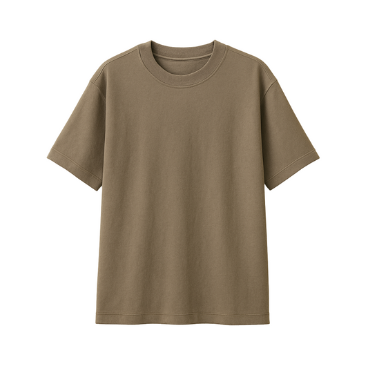 Playera Oversize 240g Caqui