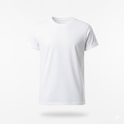 Básica 50/50 Algodón Poliester Blanco