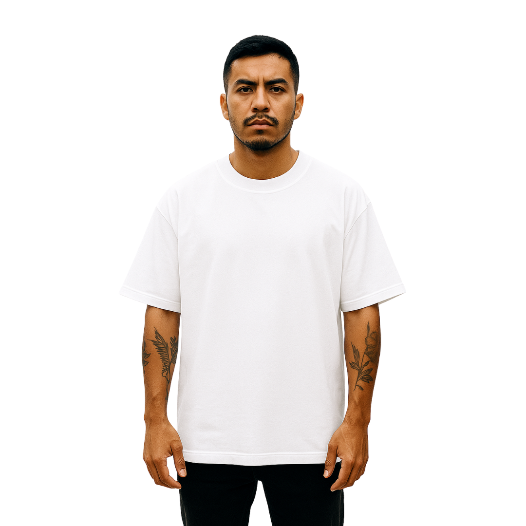 Playera Oversize 240g Blanca