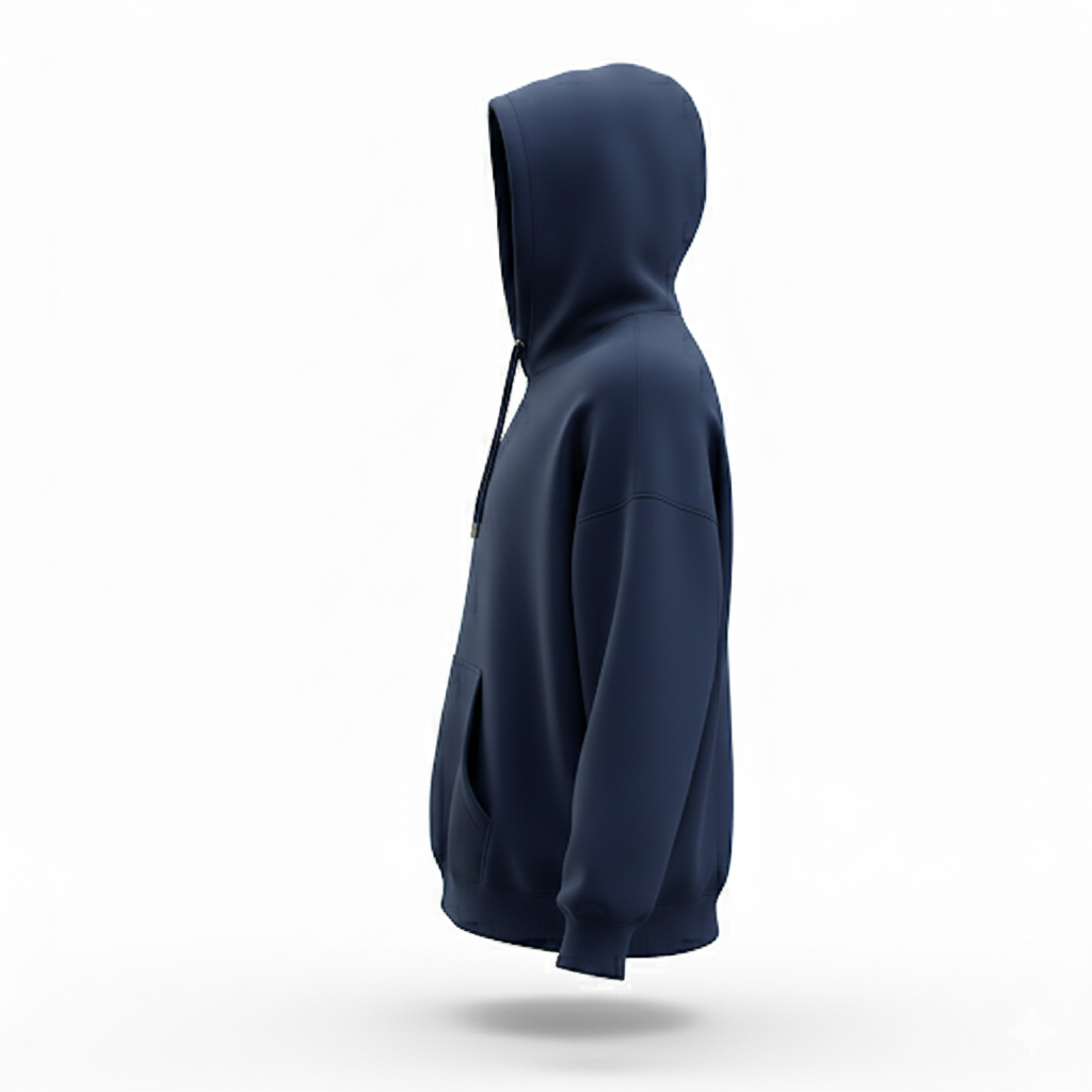 Sudadera Azúl 50/50 Algodón Poliéster