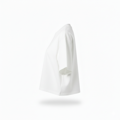 CropTop Oversize 100% Algodón Blanco